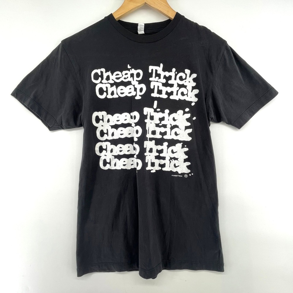 2009‎ Cheap Trick Rock Band Graphic T-Shirt Fits S Summer Concert Tour Spellout